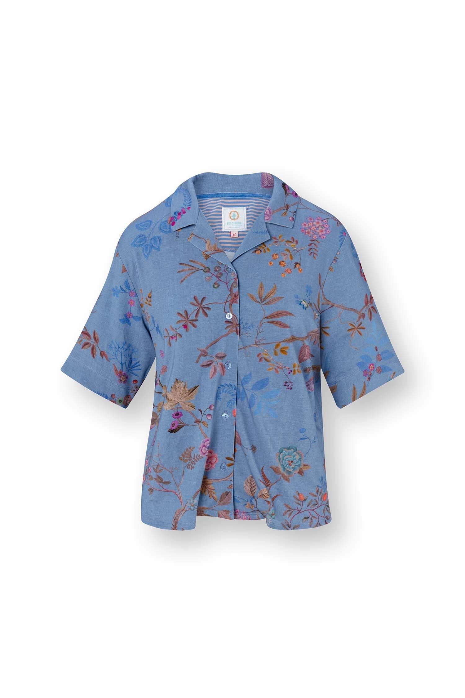 Košile Flora Bodhi Flower Blue - Pip Studio