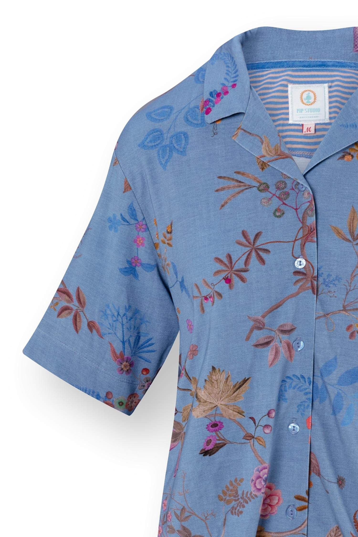 Košile Flora Bodhi Flower Blue - Pip Studio