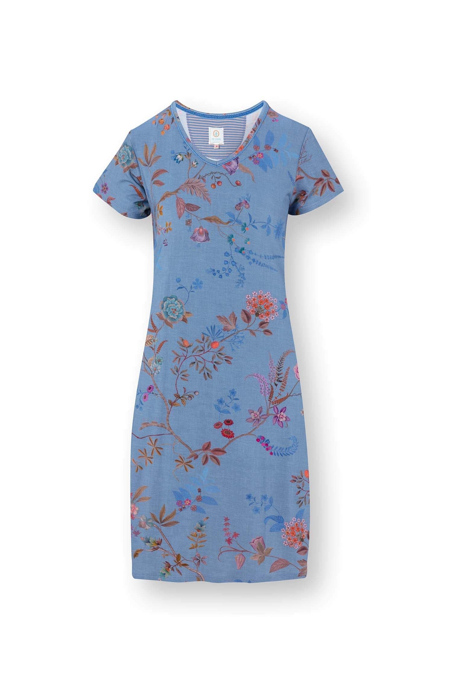 Noční košile Djoy Bodhi Flower Blue - Pip Studio