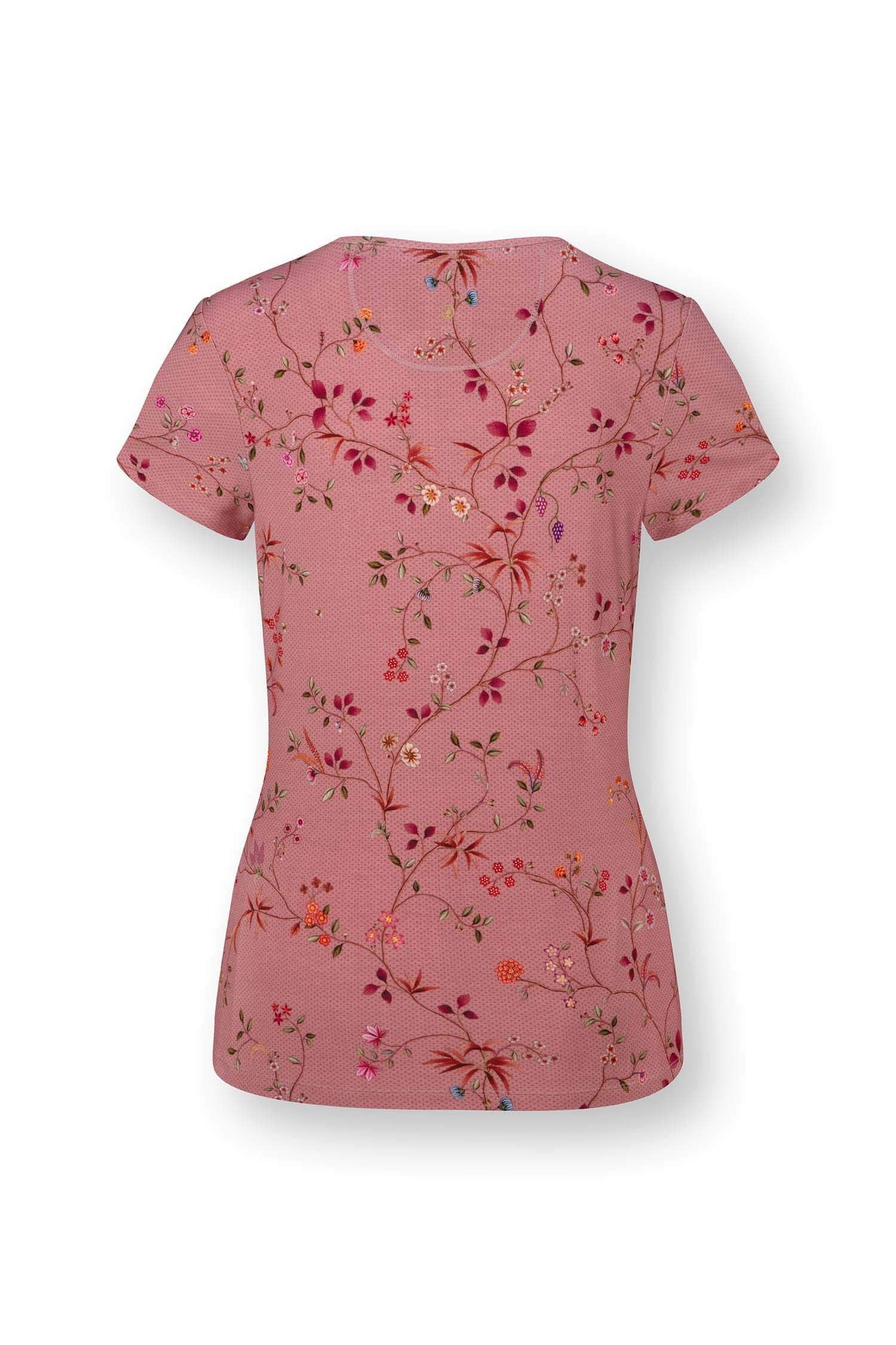 Delhi Dreams Pink Tilly Short Sleeve Top