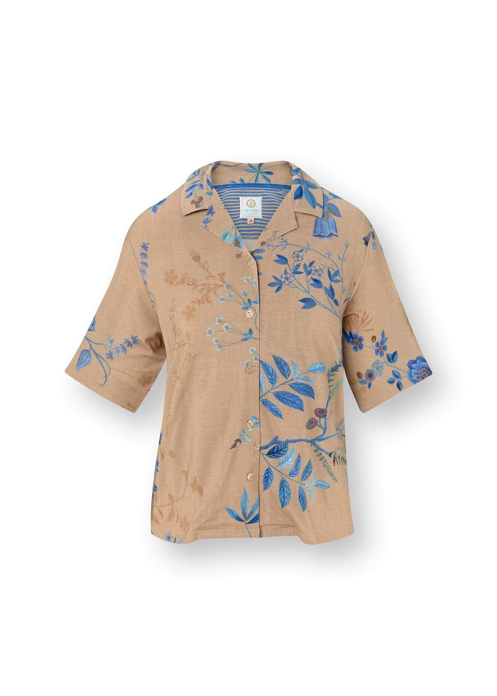 Košile Flora Marigold Blue - Pip Studio
