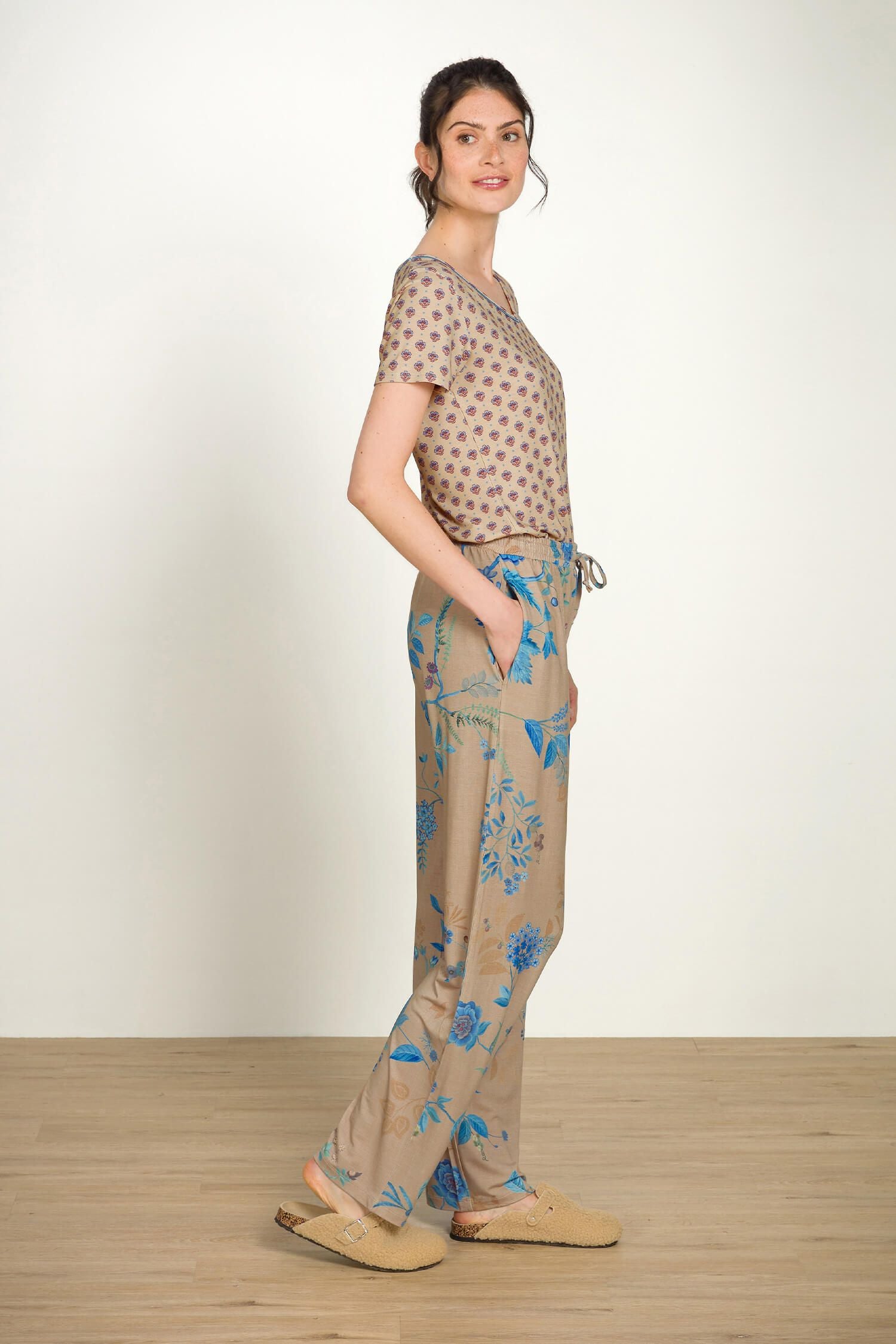 Dlouhé kalhoty Belin Marigold Blue - Pip Studio