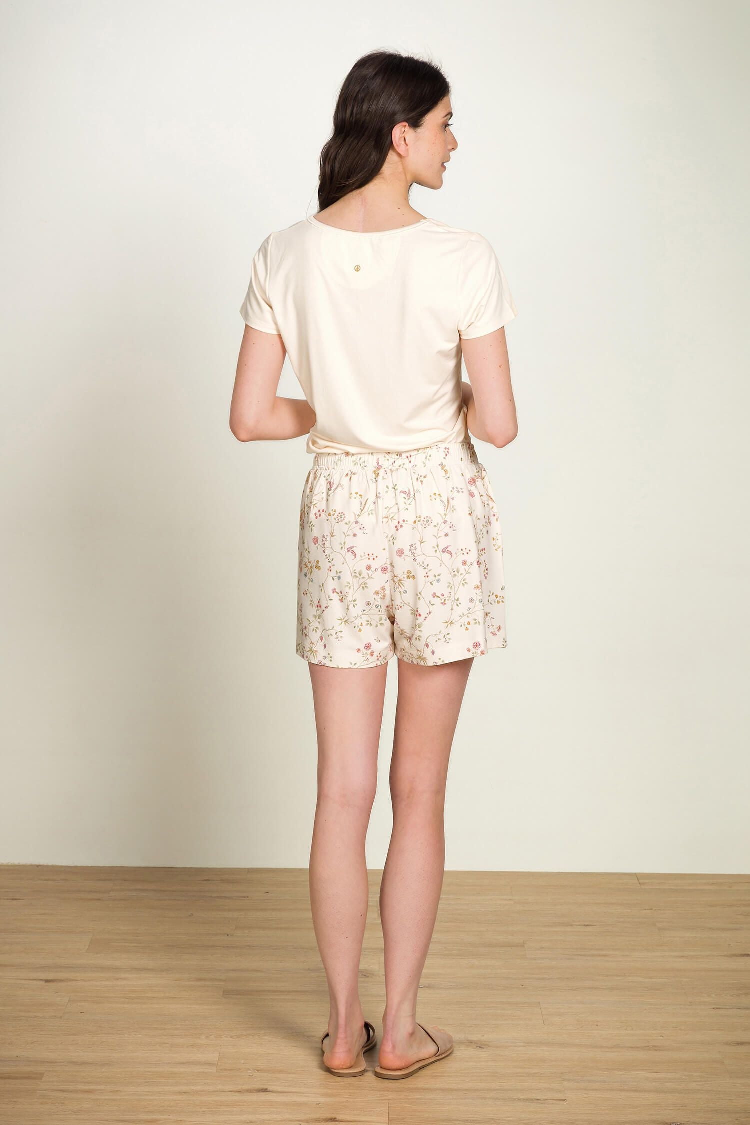 Bo Little Delhi Shorts in Dunkelweiß