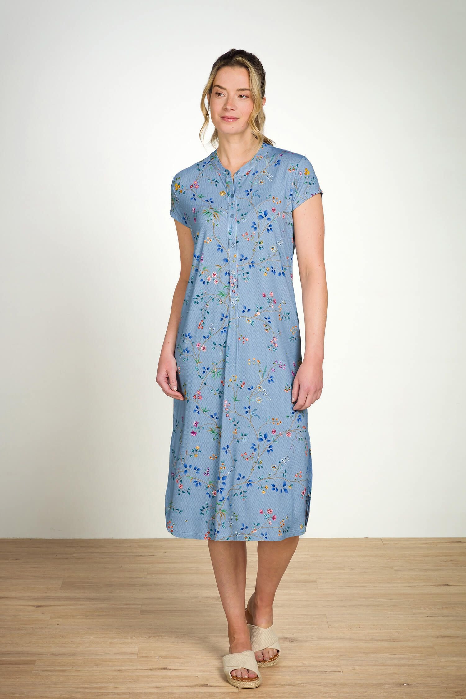 Noční košile Dalia Delhi Dreams Blue - Pip Studio