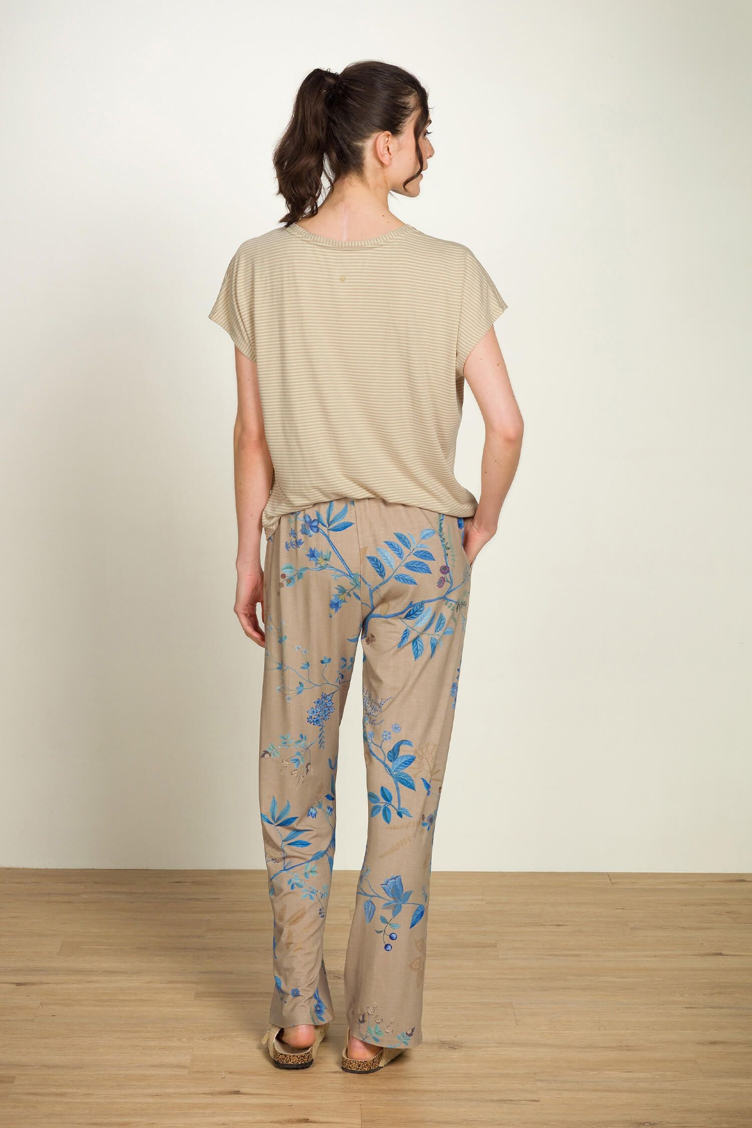 Dlouhé kalhoty Belin Marigold Blue - Pip Studio
