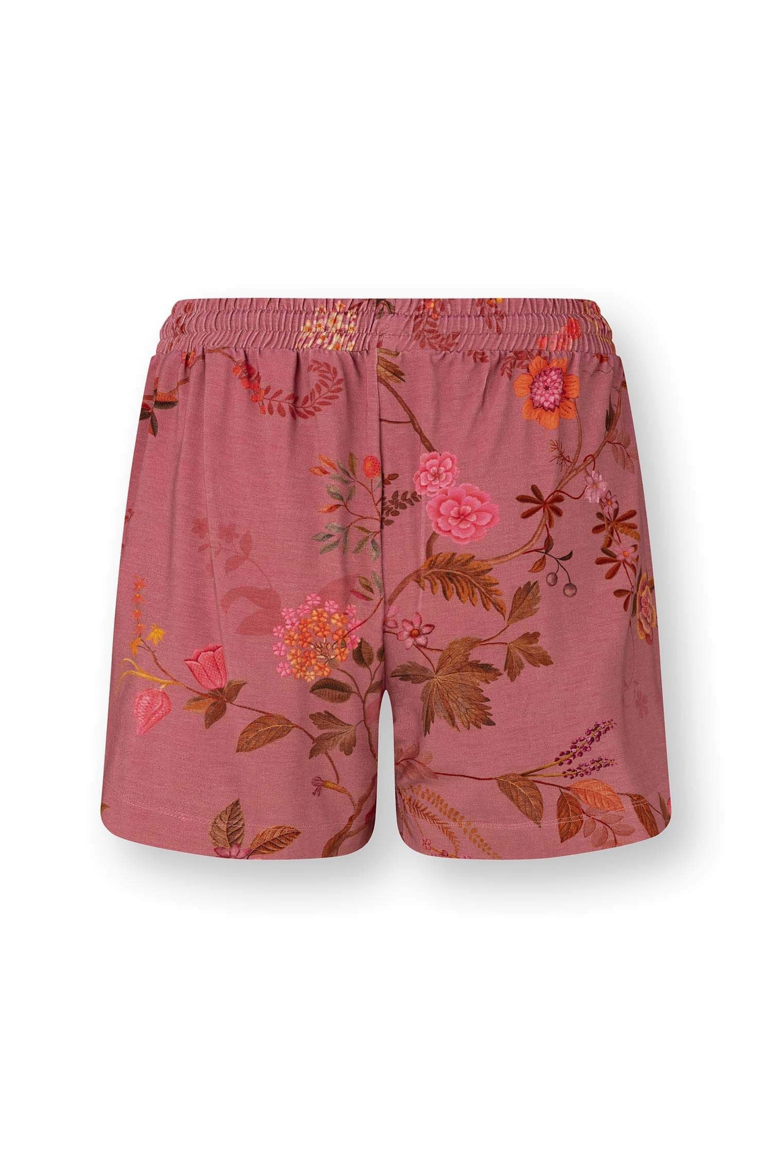 Dark Pink Bodhi Floral Bob Shorts