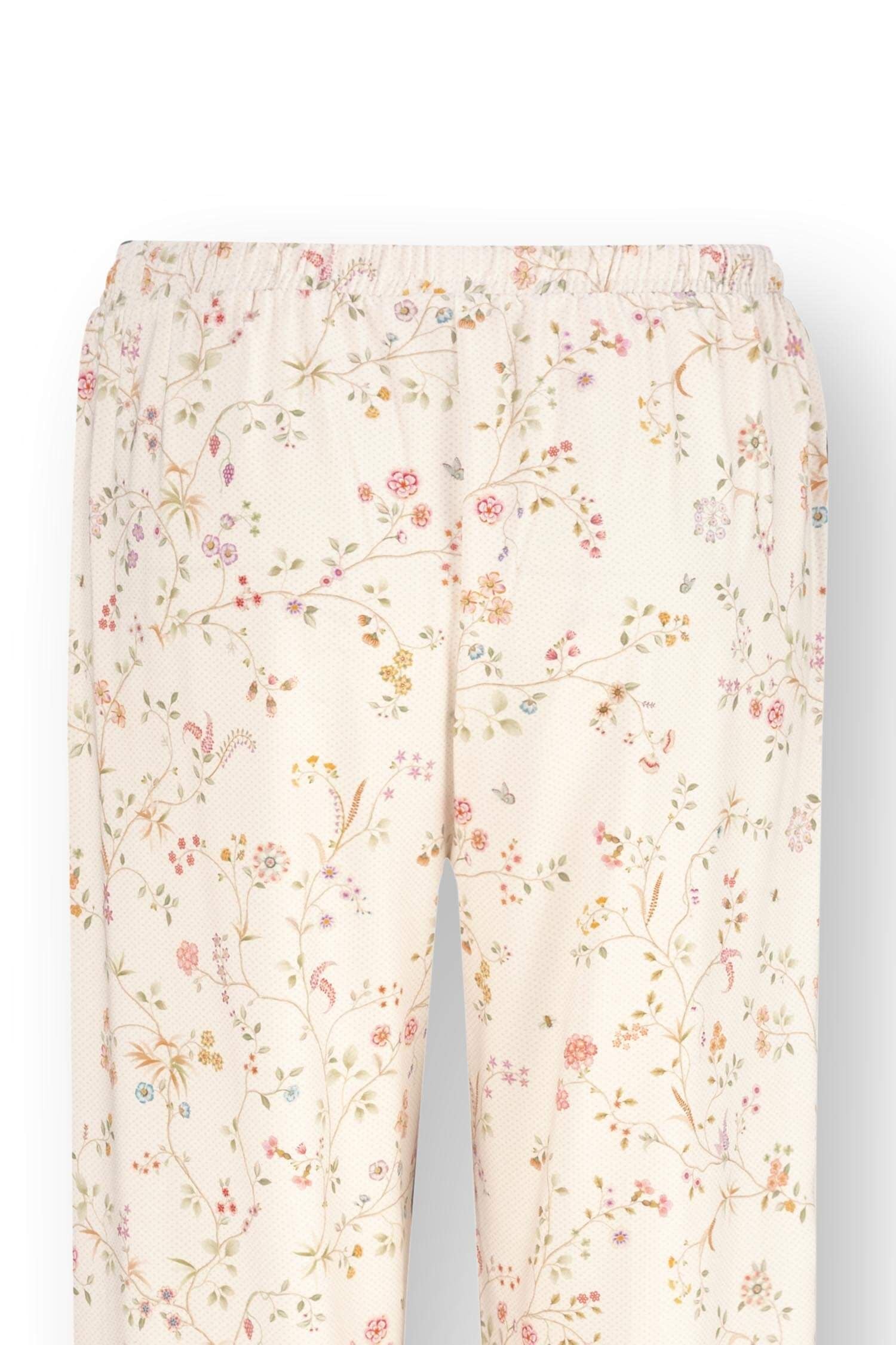 Belin Little Delhi lange Hose in Cremeweiß