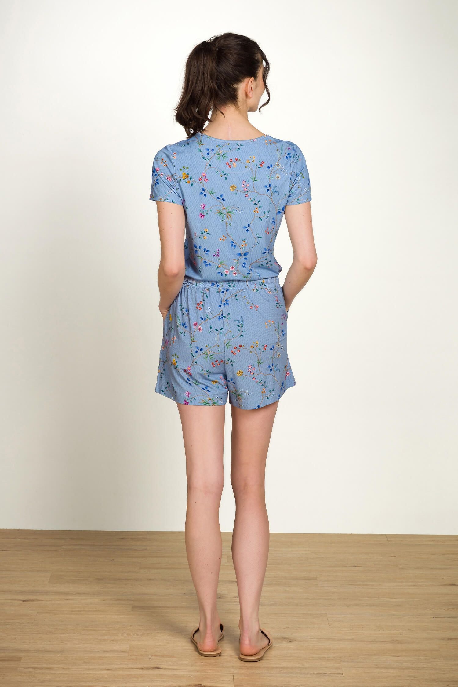 Delhi Dreams Blue Short Bob Trousers