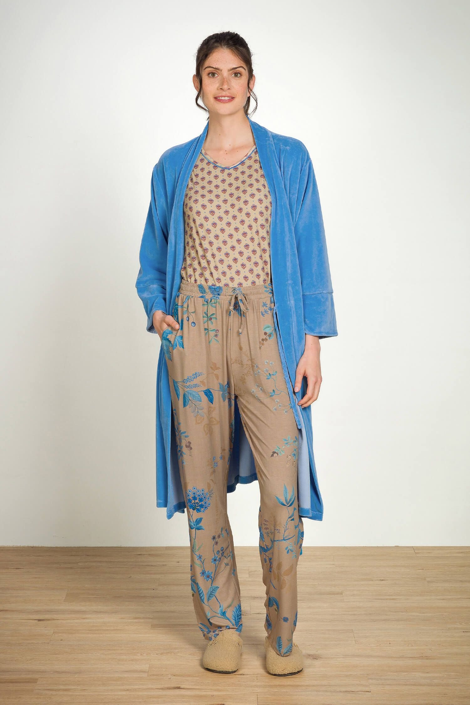Dlouhé kalhoty Belin Marigold Blue - Pip Studio