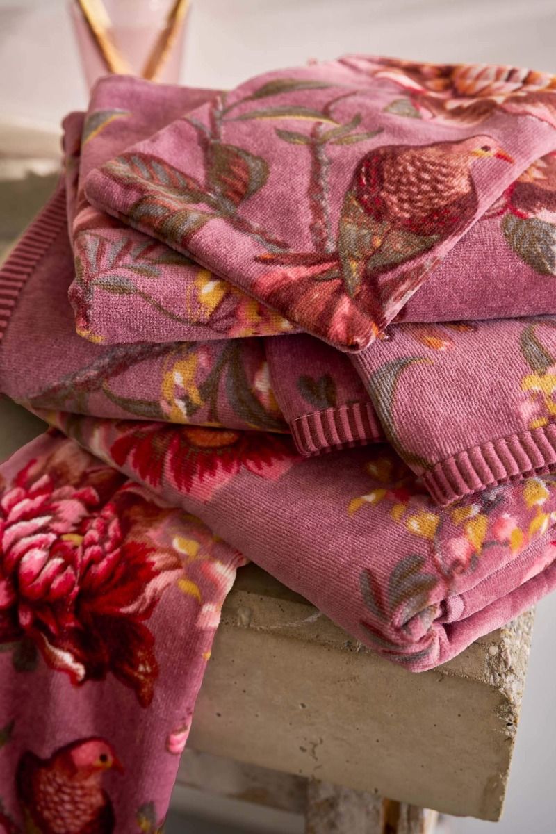 Ručník Secret Garden růžový – Pip Studio