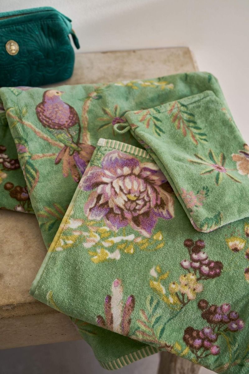 Mycí žínka Secret Garden zelená – Pip Studio