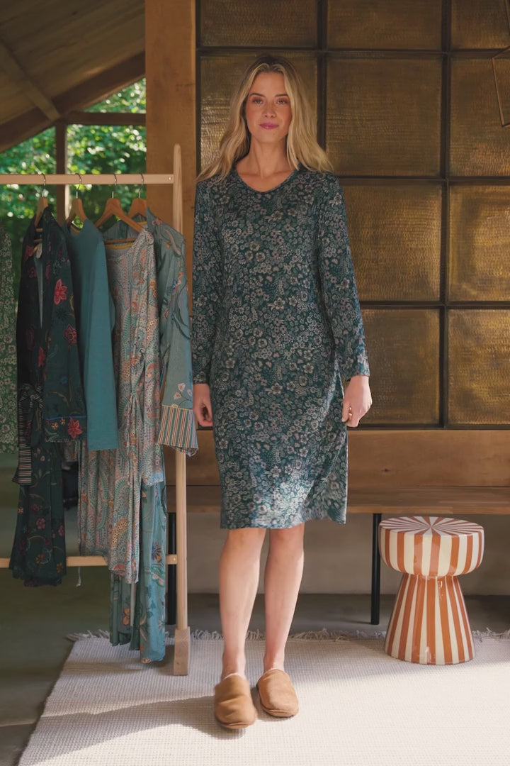 Noční košile Danai – Daisy Dreams Blue - Pip Studio