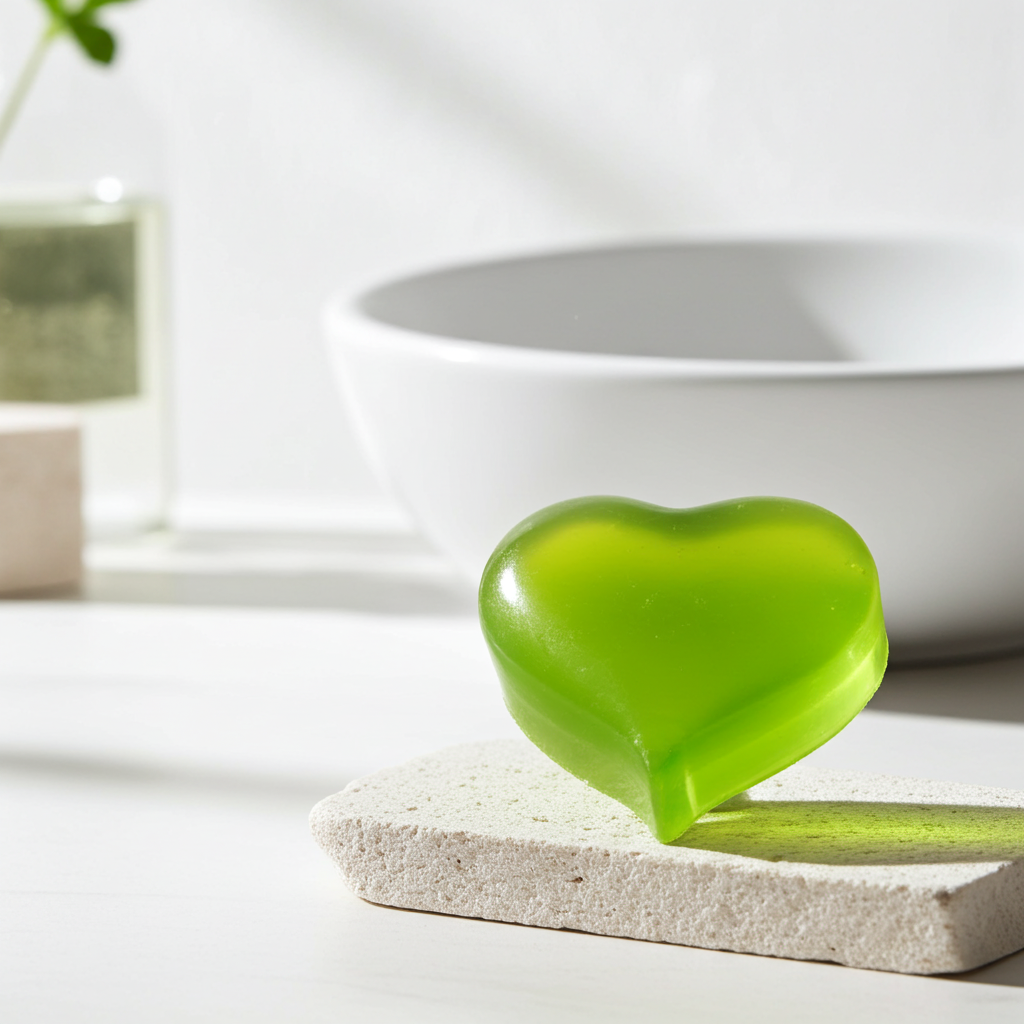 Plump Heart – Ziegenmilchseife (MINZE & LIMETTE)