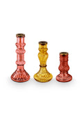 Glaskerzenständer-Set – rosa (3-teilig) – Pip Studio