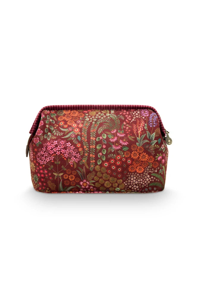 Kosmetiktasche (mittelgroß) – Cooper Querida Velvet - Pip Studio (rot)
