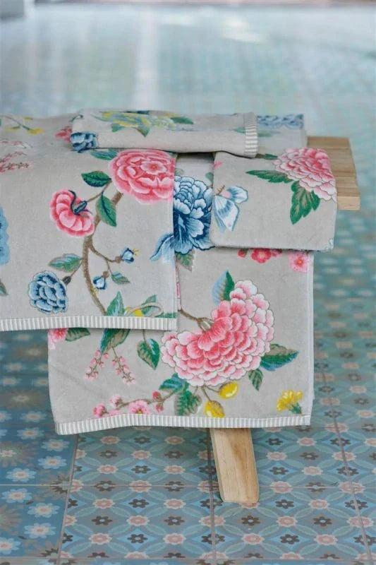 Guten Abend beigefarbenes Badetuch – Pip Studio