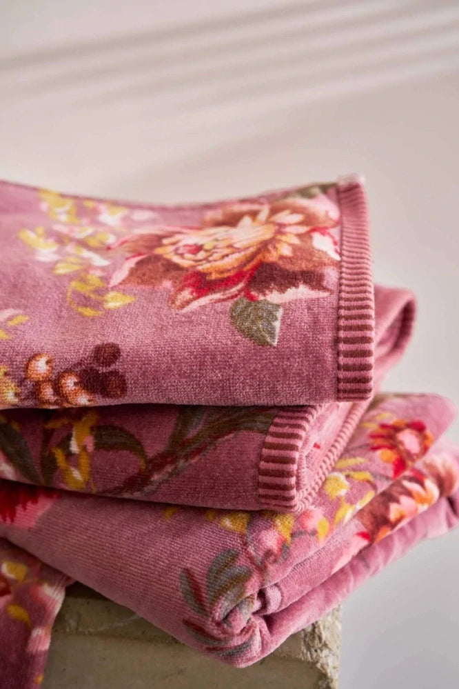 Kleines Handtuch Secret Garden rosa - Pip Studio
