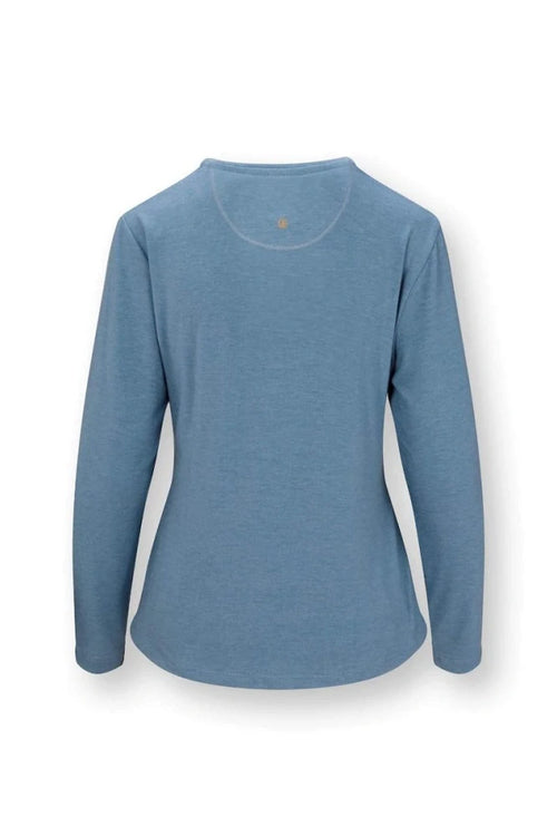 Damen-Langarmshirt Tom – Melee Hellblau
